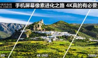 手機(jī)屏幕像素進(jìn)化之路 4K級別肉眼能看出差別么？