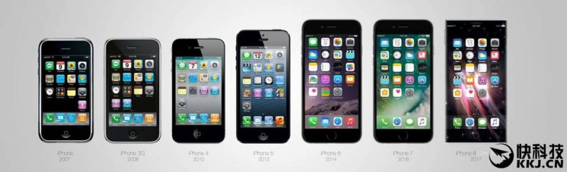 最酷的iPhone 8設(shè)計(jì):方正造型 OLED無邊框