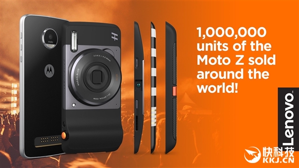 聯(lián)想宣布Moto Z賣出100萬(wàn)部