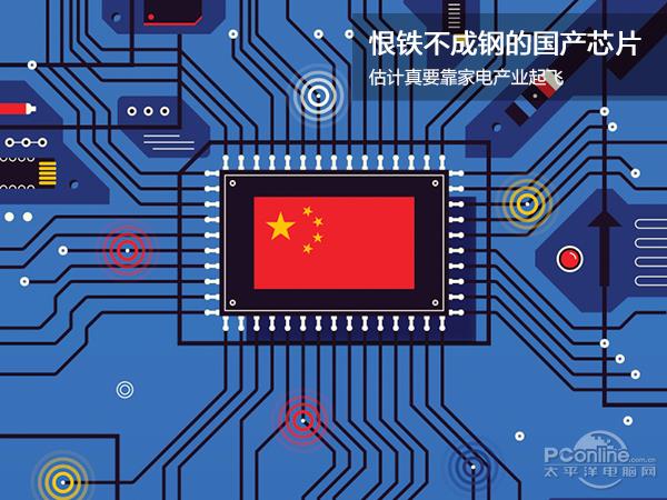 恨鐵不成鋼的國(guó)產(chǎn)芯片 估計(jì)真要靠家電產(chǎn)業(yè)起飛