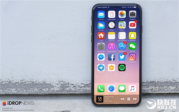 蘋果iPhone 8測試機曝光 外形完美！