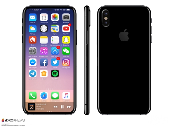 蘋果iPhone 8測試機曝光 外形完美！