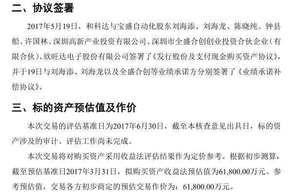和科達(dá)6.18億收購寶盛自動(dòng)化 產(chǎn)業(yè)合并實(shí)現(xiàn)“1+1>2”