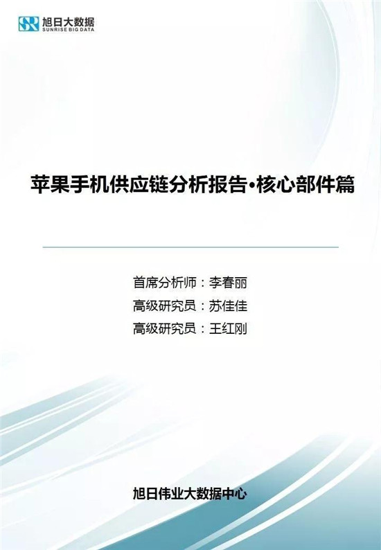 蘋果供應鏈-核心部件調研分析報告