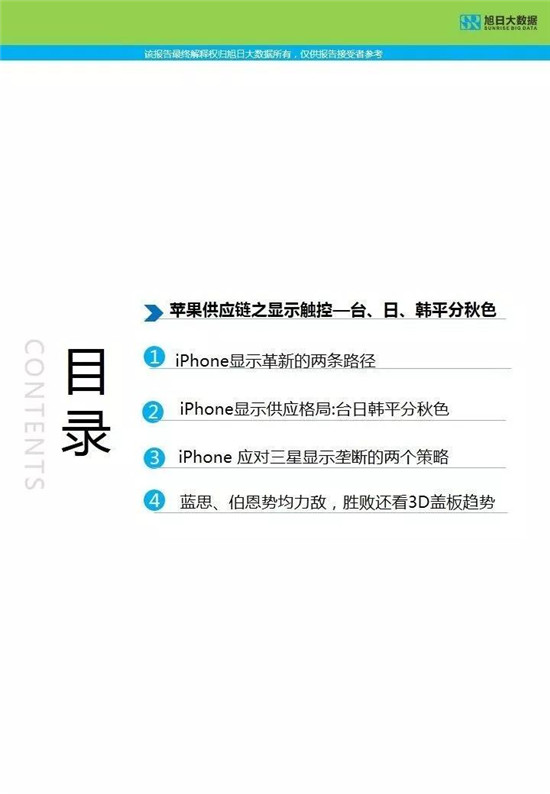 蘋果供應鏈-核心部件調研分析報告