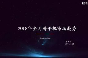 旭日大數(shù)據(jù)首席分析師李春麗：2018年全面屏手機(jī)市場(chǎng)趨勢(shì)