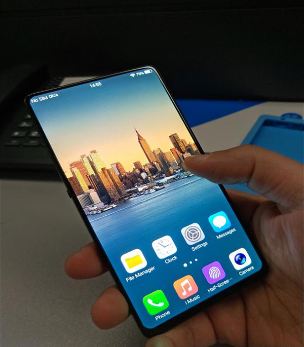 vivo全面屏新機再曝：去掉劉海、下巴 屏占比接近100%