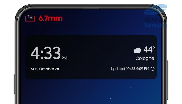 屏幕左上角開孔“藏”前攝？三星 Galaxy A8s 渲染圖曝光