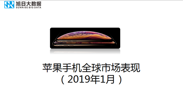 蘋果手機(jī)全球市場表現(xiàn)(2019年1月)