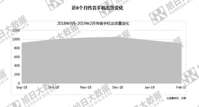 傳音手機(jī)全球市場表現(xiàn)(2019年2月)