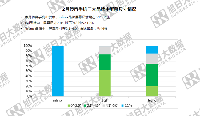 傳音手機(jī)全球市場表現(xiàn)(2019年2月)