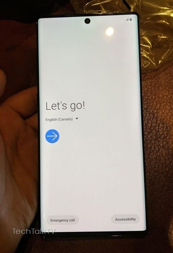 三星 Note 10曝光，屏占比最高的手機(jī)