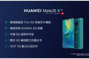華為5G手機Mate 20X攝像頭供應商曝光