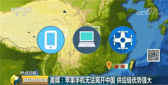 美媒稱蘋果手機無法離開中國 供應鏈優(yōu)勢強大