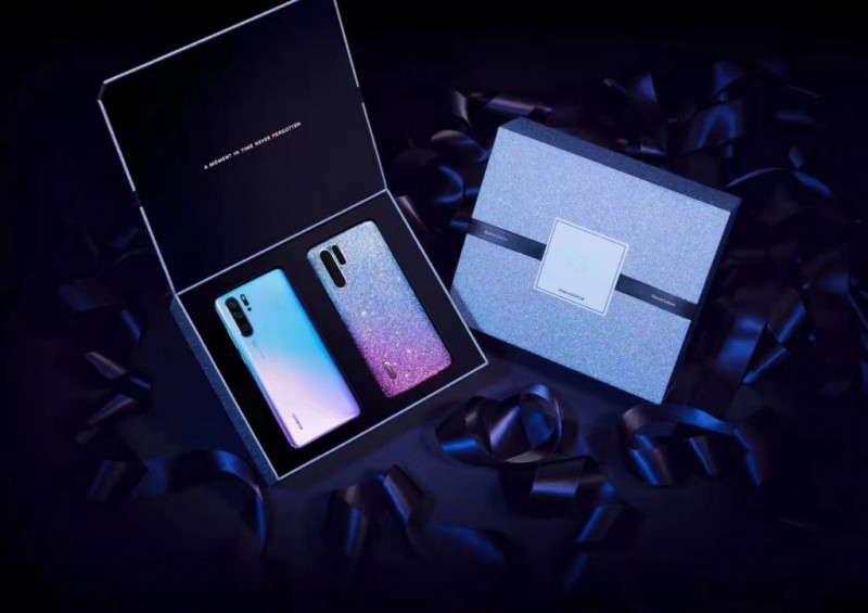 全新HUAWEI P40 Pro限量版套裝霞影紗·星鉆保護殼采用施華洛世奇元素