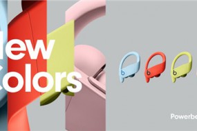 Powerbeats Pro推出四種新顏色：早春黃、云粉紅、熔巖紅和冰川藍