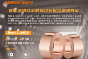 展商風(fēng)采|博威合金邀您參會，VCM攝像頭彈片新材料新突破